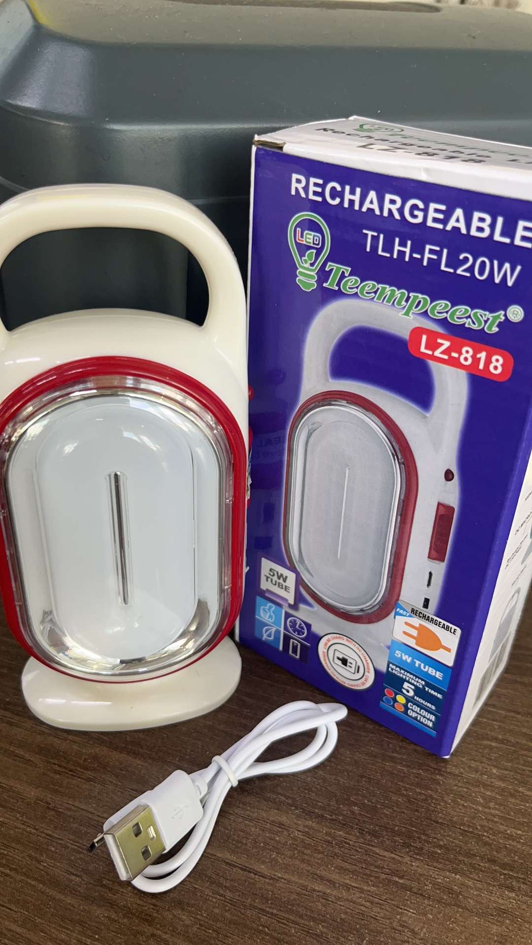 Rechargeable Light 5W Tube