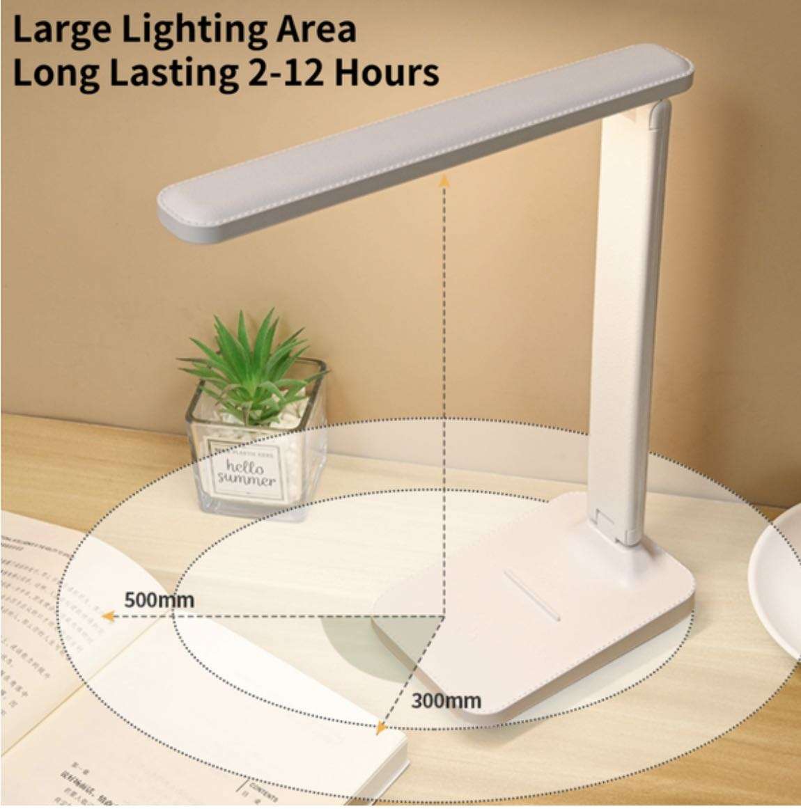 LED Warm White Light Lithium-ion Dual Mode Desk Lamp - Image 5