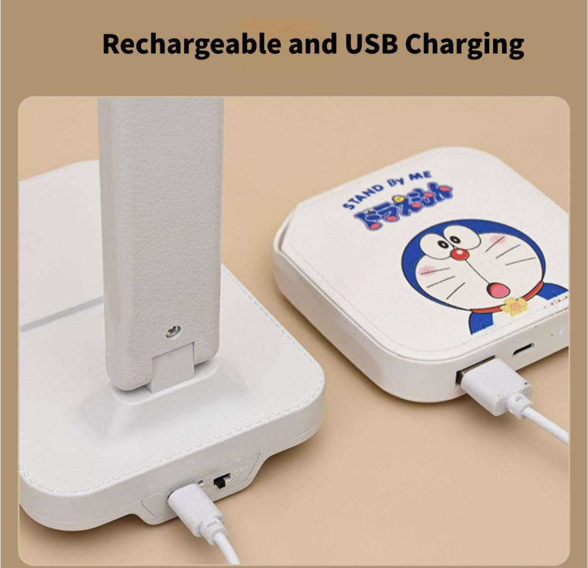 LED Warm White Light Lithium-ion Dual Mode Desk Lamp - Image 7