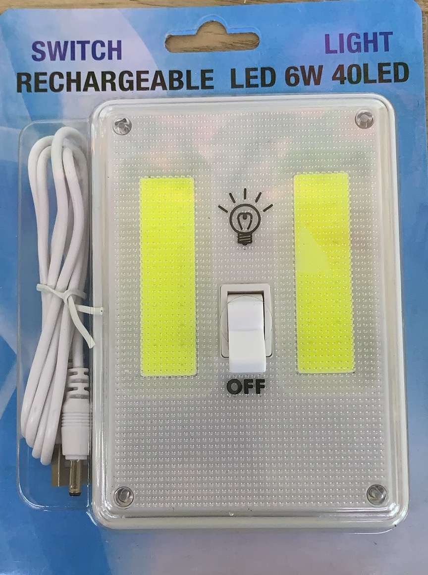 Rechargeable LED Switch 6W 40LED
