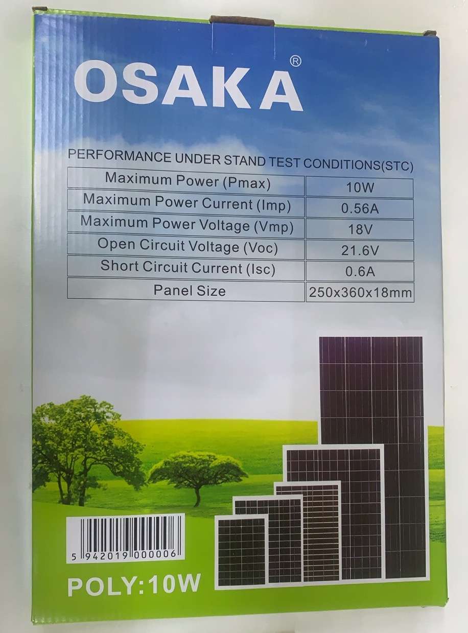 Osaka Solar Panel 10W