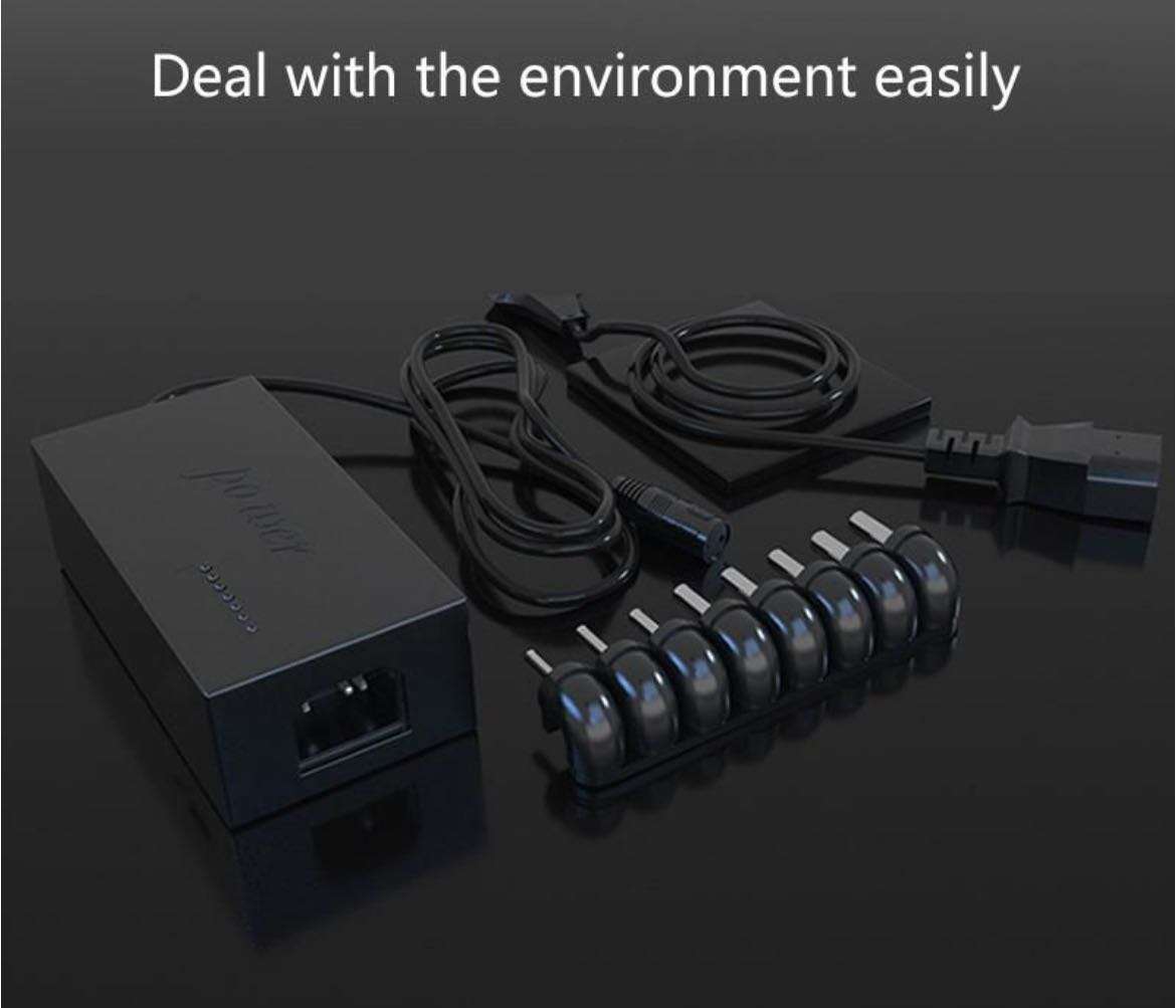 96W 8Plug AC DC Power Adapter/Laptop Charger 12-24V