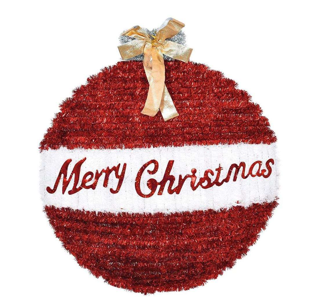 Red Christmas Garland Christmas Door Decoration