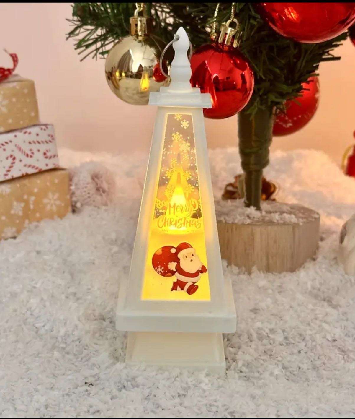 Christmas Tabletop LED Lantern