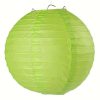 Paper Lantern 16 Inches Lime Green