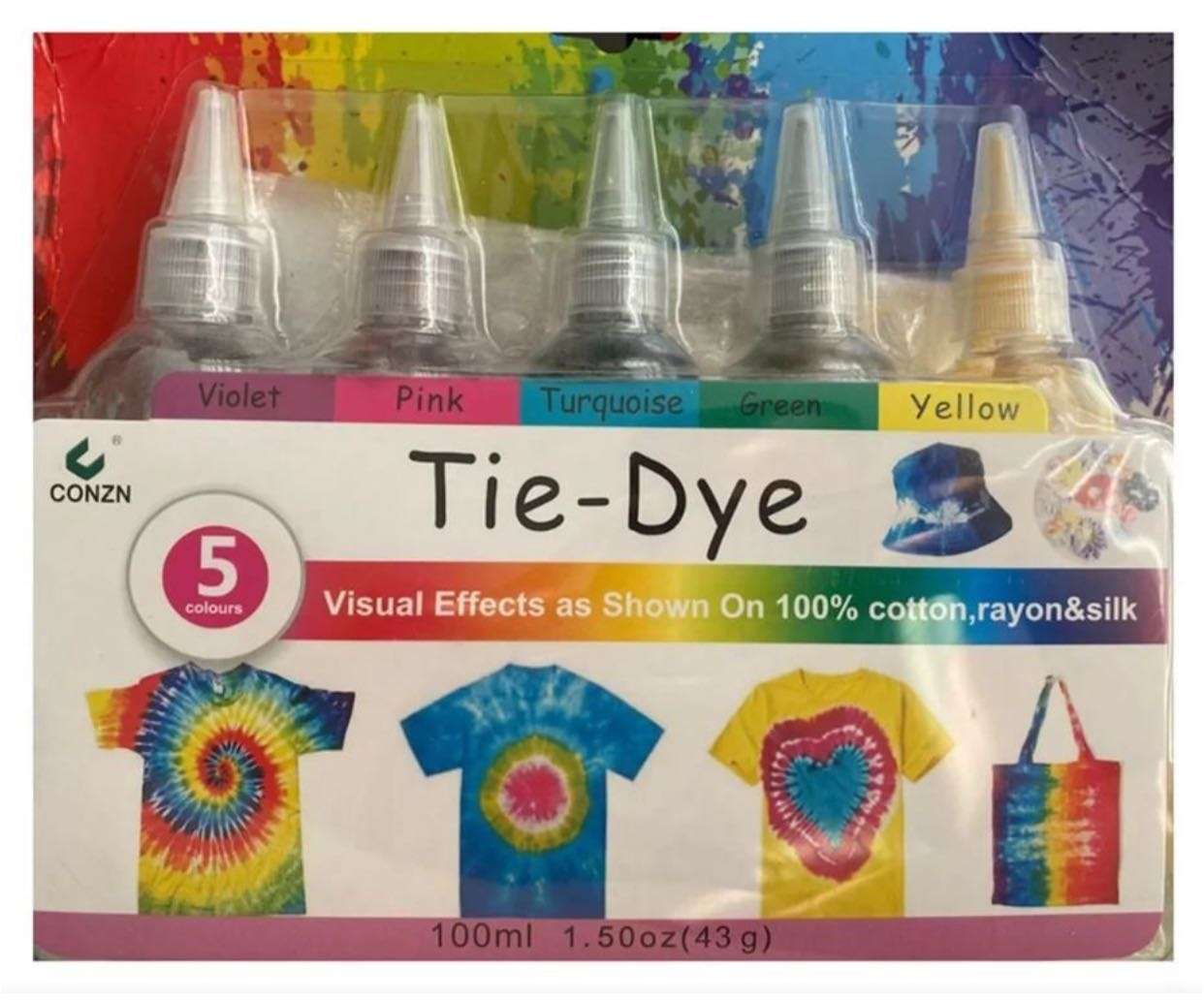 Tie-Dye 5 Colours