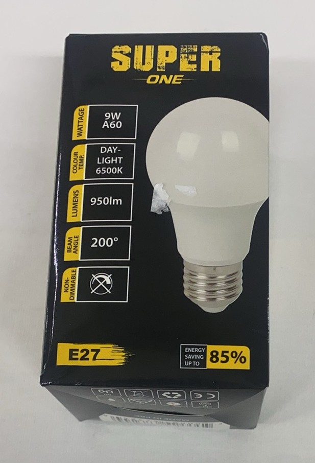 Super One 9W A60 Day light